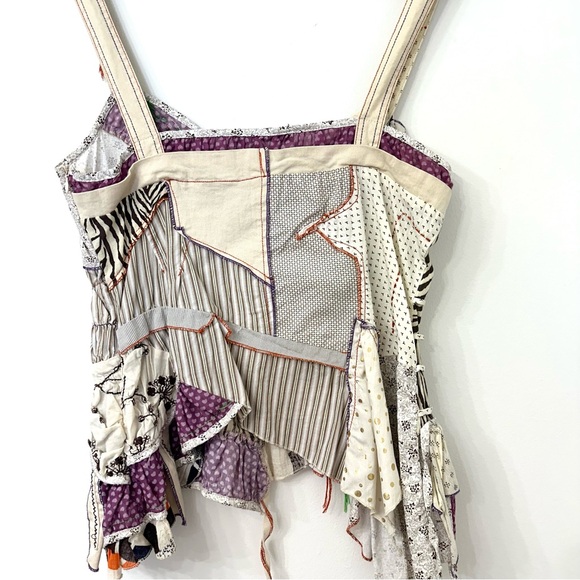 Juju & Christine ⭐️Rare! Patchwork Fairy Top Vintage Wearable work of Art - Picture 12 of 12